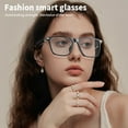 thumbnail image 2 of AI translation smart glasses, noise reduction for music calls, ultra long battery life for meeting recording, waterproof Bluetooth glasses, 2 of 13