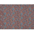 thumbnail image 2 of Zelouf Print On Wool Dobby  , Sewing, DIY, Crafts Fabric by the Yard, 845 Rust/turq, 5 Yard, 2 of 2