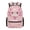 Axolotl Strawberry Print, variant on T-rex Dinosaur Print Lightweight Student Backpack, Waterproof Polyester School Bag, Adjustable Shoulder Straps School Backpack for Camping
