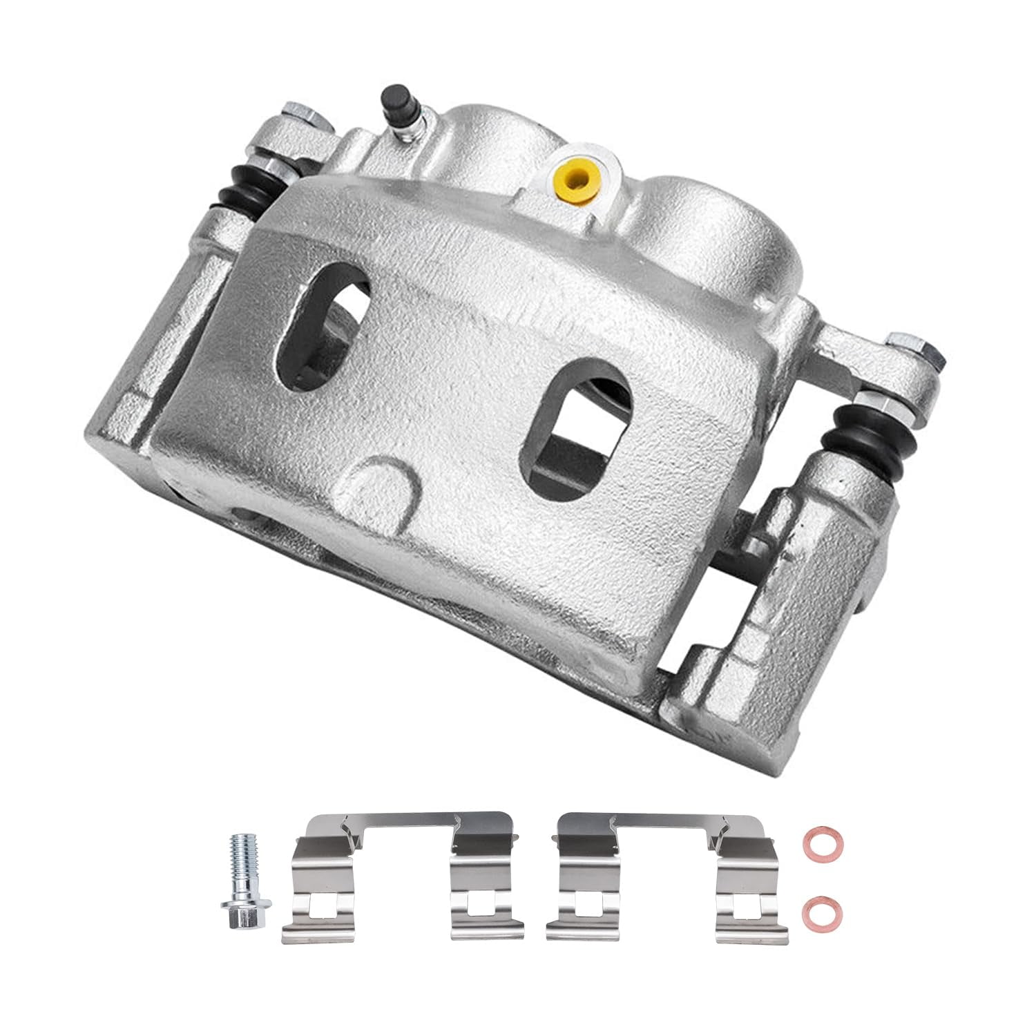 Detroit Axle - Front 2pc Brake Calipers for Chevy Silverado GMC Sierra Suburban Yukon XL 1500 Tahoe Avalanche Cadillac Escalade ESV EXT, Disc Brake Calipers Replacement