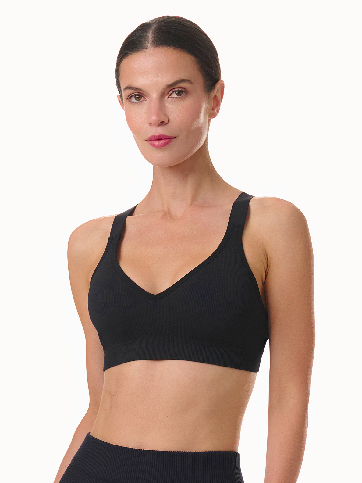 Avia Women's Seamless Rib Plunge Sports Bra, Low Support photo 6