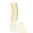thumbnail image 3 of Ribbon Traditions 1.5" Wired Suede Velvet Ribbon Ivory 10yd, 3 of 3