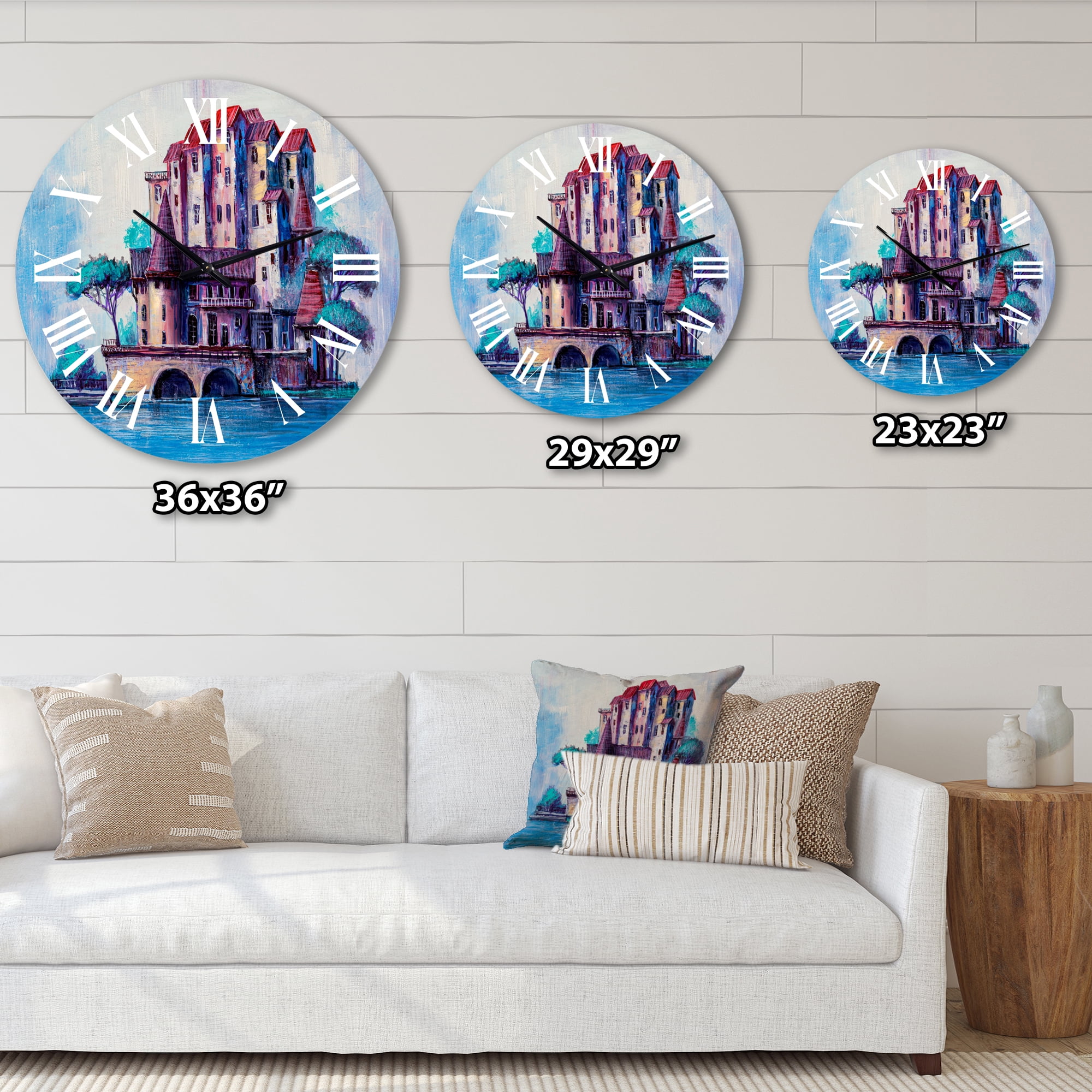Designart 1 in Traditional Wall Clock