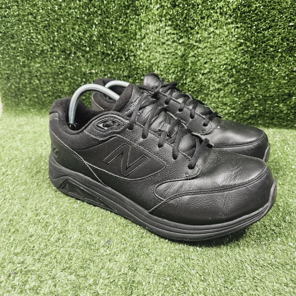 New Balance 928 V3 Black Leather Athletic Walking Sneakers Mens Size 9EEEE