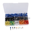 thumbnail image 2 of Wire Ferrules, Wear Resistance Wire Ferrules Kits Corrosion Resistance Oil Proof  For Mechanical Engineering 800pcs, 2 of 8