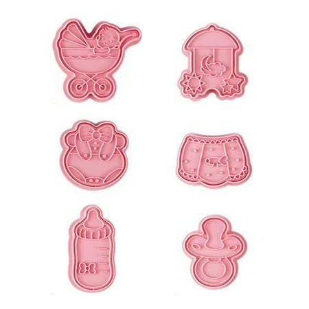 

Baby Style Cookie Cutter Set Cookie Dessert and Fondant Biscuit Cutters Plastic