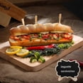 thumbnail image 3 of 15 Pcs Mini Chalkboard, Wooden Memo Chalkboard Message Tabletop Board With Wooden Stands, 3 of 3