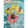 thumbnail image 4 of Joyfy Lot de 4 Bouées Gonflables de 81 cm (32 Pouces) en Forme de Fruits, Idéales pour la Piscine, les Fêtes à la Plage et les Enfants (Adultes)., 4 of 7
