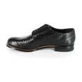 thumbnail image 4 of Mens Madison Anaconda Print Leather Stacy Adams Shoes Black 00055-001, 4 of 7