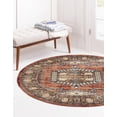thumbnail image 4 of Rugs.com Eden Collection Rug – 8 Ft Round Terracotta Medium Rug Perfect For Kitchens, Dining Rooms, 4 of 9