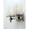 thumbnail image 3 of Maxim 2152LNSN Tetra 2-Light Bath Vanity Wall Light, Satin Nickel, 3 of 5