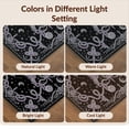 thumbnail image 7 of Design&I 5'x7' Ultra Soft Area Rug, Snake Round Moth Tarot Witchy Occult Decorative Ornate Border None Fluffy Washable Non Shedding for Bedroom Living Room Home Office, 7 of 7