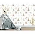 thumbnail image 3 of MuralsPrint Cute Baby Foxes Kids Removable Wallpaper - 10'ft H x 24''inch W, 3 of 4