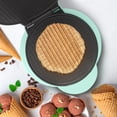thumbnail image 5 of Waffle Cone Maker with Shaper Roller, Electric Nonstick Waffle Iron, Mint, 5 of 5
