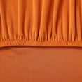 thumbnail image 6 of CJC Velvet Accent Chair Cover, Stretch Armless Chair Cover Slipper Chair Slipcover Furniture Protector with Elastic Bottom (Orange), 6 of 8