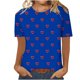thumbnail image 1 of Camisetas Casuales de Manga Corta con Cuello de Tripulación Impresa de San Valentín Tee Gráfica Ligera Top 95% Poliéster 5% Elastano para el Uso Diario, Camiseta de Moda Cómoda, 1 of 8