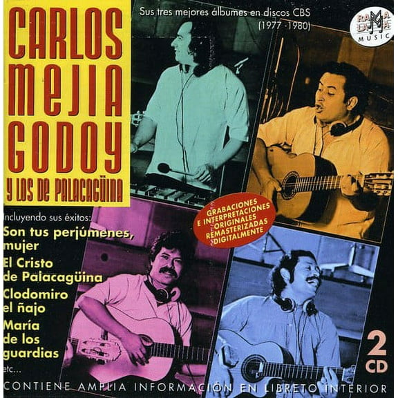 Godoy,Carlos Mejia / los de Panacaguina - Sus Tres Mejores Albumes En Discos CBS (1977-1980) - Music & Performance - CD