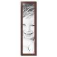 thumbnail image 2 of ArtToFrames 11" x 45" Honors Mahogany with Gold Picture Frame, 11x45 inch Brown Wood Poster Frame (WOM-5156), 2 of 7