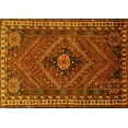 thumbnail image 1 of Ahgly Company Machine Washable Indoor Rectangle Persian Yellow Traditional Area Rugs, 8' x 10', 1 of 4