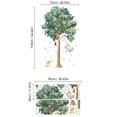 thumbnail image 4 of Adhesivos de pared de PVC con bonitos árboles y gatos para decoración de habitación infantil, 4 of 4