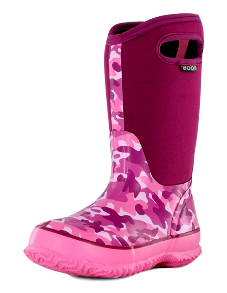 Bogs Boots Girls Kids Classic Camo Insulated Waterproof 71397A