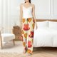 thumbnail image 4 of Fotbe Cups of Tea Pantalones de Pijama para Mujer, Pantalones de Dormir, Pantalones Pj con Cordón y Bolsillos-Medium, 4 of 6