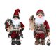 thumbnail image 2 of Papá Noel navideño para muñeca con bolsa de regalo, lámpara de aceite, bata larga, estatuilla de pie, 2 of 5
