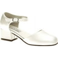 thumbnail image 2 of Benjamin Walk 843379016964 Touch Ups Clarissa Girls Loafers, White - Medium 12.5, 2 of 2