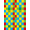 Multicolor Rainbow, Pattern 1, variant on ODIKA 8'x10' Washable Area Rug Durable, Non-Slip Block Hopscotch Retro Storybook Rainbow Playful Interlocking Grid with Crisp Edges for Living Room, Under Sectional, Family