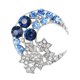 thumbnail image 1 of Tendencia de la moda de aleación lindo Broche Broche Estrella Luna, 1 of 2