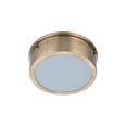 thumbnail image 2 of X6709-SB-LED Craftmade Lighting Fenn - 9 Inch 10W LED Flush Mount-Satin Brass Finish, 2 of 3