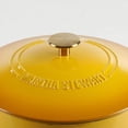 thumbnail image 4 of Martha Stewart Gatwick 7 QT Enameled Cast Iron Dutch Oven - Yellow W/ SS Knob, 4 of 4