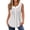 Gray, variant on Gradient Print Sleeveless Beach Vacation Tops Women V Neck Casual Pullover Tops for Summer