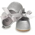 thumbnail image 4 of Baby Girl Shoes Non Slip Soft Sole PU Leather Infant Toddler Mary Jane Flats First Walker Crib Dress Oxford Shoes 3-18 Months, 4 of 7