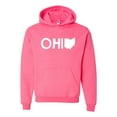 thumbnail image 1 of Unisex Ohio Map Hoodie Sweatshirt, 1 of 5