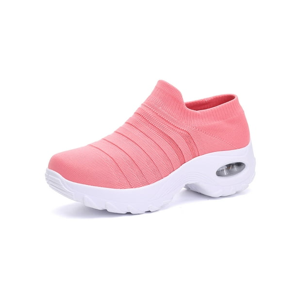 Women S Walking Shoes Sock Sneakers Mesh Slip On Air Cushion Lady Girls Modern Jazz Dance Easy Shoes Platform Loafers Walmart Com Women S Walking Shoes Sock Sneakers Mesh Slip On Air Cushion Lady Girls Modern Jazz Dance Easy Shoes Platform Loafers Walmart Com