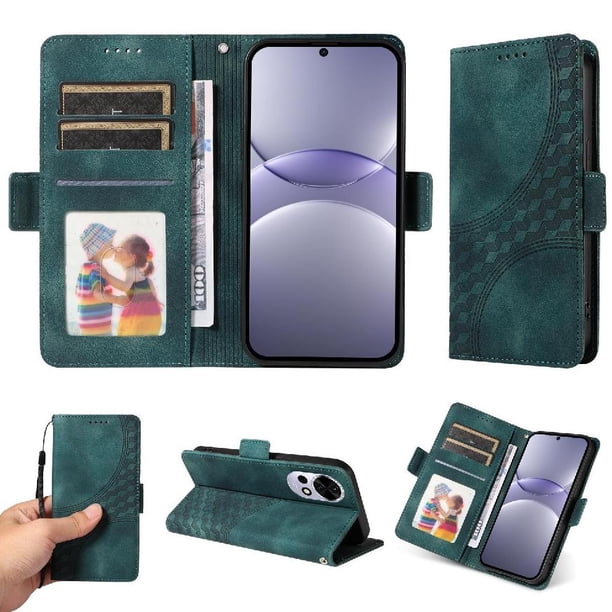 Funda GANGXUN para Huawei Nova 14 con diseño acolchado elegante, cuero PU, protección total y ajuste preciso