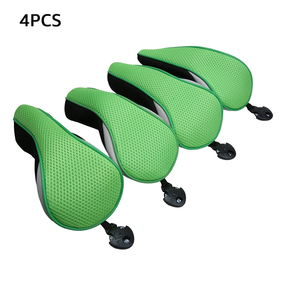Golf Club Head Covers Hybrid Headcovers Set Interchangeable Number Tags