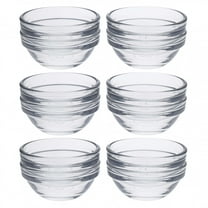 12pc Beille Glass Pinch Bowl Ramekin Set Cooking Baking Supplies Kitchen Essentials