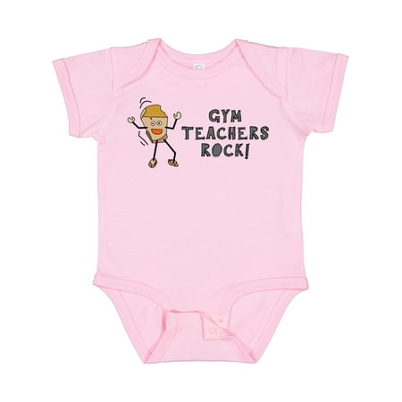 

Inktastic Gym Teachers Rock Gift Baby Boy or Baby Girl Bodysuit