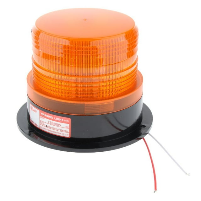 VONKY 24V Emergency LED Flashing Strobe Signal Warning Light Lamp Beacon Orange Orange 24V