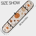 thumbnail image 3 of Yayeee Double Oven Mitt Kitchen Heat Resistant Baking 35" x7" Quilted Glove, Hand Drawn Pumpkin, 3 of 6