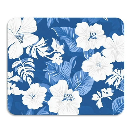 

Hawaii Style Blue Leaves White Florals Diatomite Dish Drying Mat Drain Pad for Kitchen Sink Countertop 16 x 12