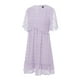 thumbnail image 3 of SAYOO , vestido de chifón de verano para mujer, vestido informal de media manga con cuello en V y estampado de puntos de Color sólido para fiesta SAYOO  Moda, 3 of 9