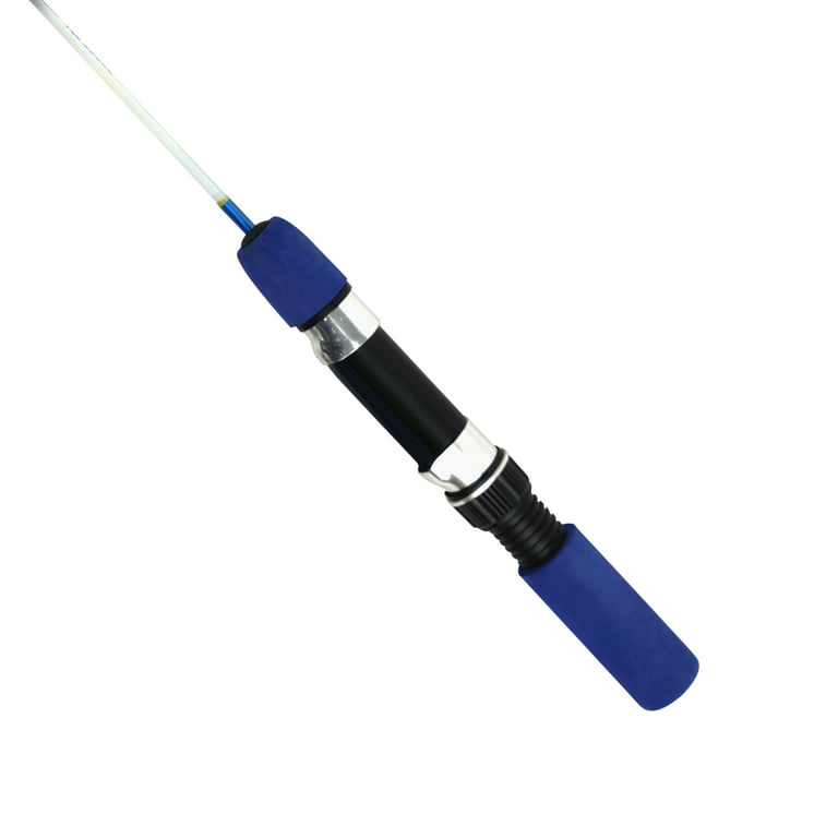HT Enterprises IB-24 Ice Blue Fishing Rod, 24, Orange Tip, Ultra Light  Action