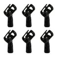thumbnail image 1 of LOVEVER 6 Pcs Clip de Microphone à Cordon Support Noir pour Table, 1 of 6
