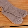 thumbnail image 5 of BambooMN Women's Fuzzy Knee High Socks - Grey - Size(4-10) - 1 Pair, 5 of 6
