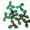 Green, variant on RCFINE 200pcs Mini Triple Leaf Holly Berries Embellishments DIY Crafts Christmas Decorations for Holiday Wreath Arrangement Gift Tag and Card Making (Green)