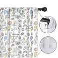 thumbnail image 4 of Blackout Kids Curtains,White Unicorn Dessert Pattern Childrens Insulated Curtains Set Of 2,Bedroom Essentials,Toddler Room Decor 52"x84", 4 of 5