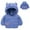 Dark Blue, variant on KTMKH Toddler Boys Girls Winter Coat Cartoon Cow Hooded Jacket Thicken Windproof Warm Outwear For 12-18 Months